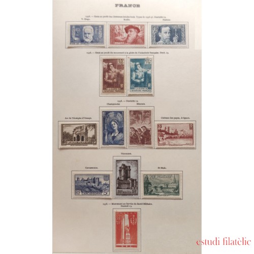 Colección Collection Francia France 1853 - 1963 4643€