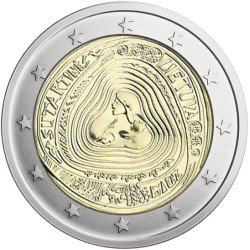 Lituania 2019 2 € euros conmemorativos Sutartines Cantos folklóricos Lituania 2019 2 € euros conmemorativos Sutartines Cantos folklóricos