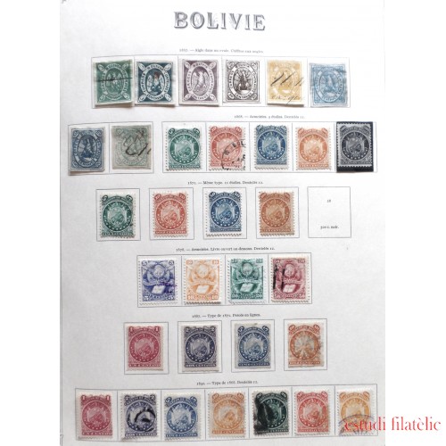 Colección Collection Bolivia 1867 - 1982