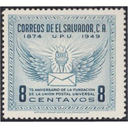 El Salvador 563 1949 75 Aniversario de la UPU MH El Salvador 563 1949 75 Aniversario de la UPU MH