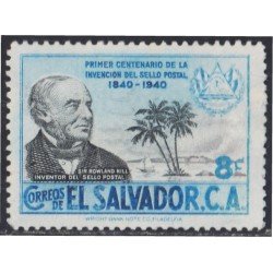 El Salvador  539 1940 100 años de la invención del sello postal MH