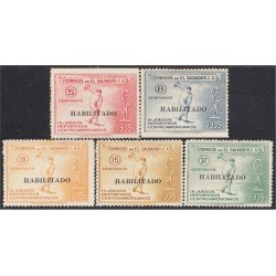El Salvador 496/00 1935 III Juegos Deportivos Centroamericanos Habilitado MH El Salvador 496/00 1935 III Juegos Deportivos Centroamericanos Habilitado MH