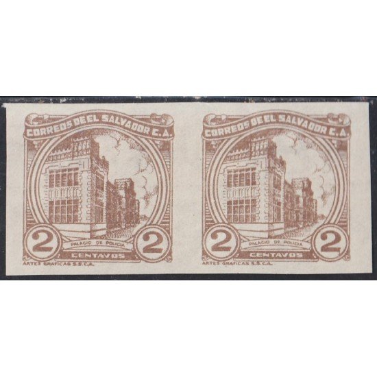 El Salvador 488a Sin dentar 1934 Serie corriente MH El Salvador 488a Sin dentar 1934 Serie corriente MH