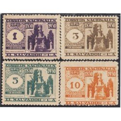 El Salvador 469/72 1930 Centenario de la muerte de Francisco Menéndez MH El Salvador 469/72 1930 Centenario de la muerte de Francisco Menéndez MH