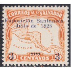 El Salvador 463 1928 Exposición industrial de Santa Ana MH El Salvador 463 1928 Exposición industrial de Santa Ana MH