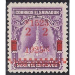 El Salvador 459 456 1925 4º centenario de San Salvador MH El Salvador 459 456 1925 4º centenario de San Salvador MH