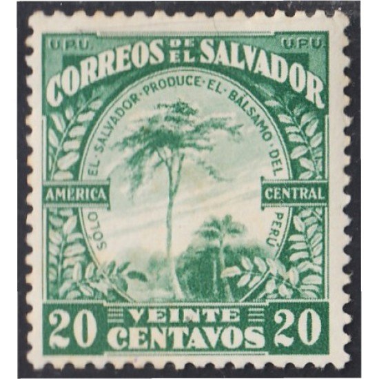 El Salvador 455 1924/26 Árboles de bálsamo MH El Salvador 455 1924/26 Árboles de bálsamo MH