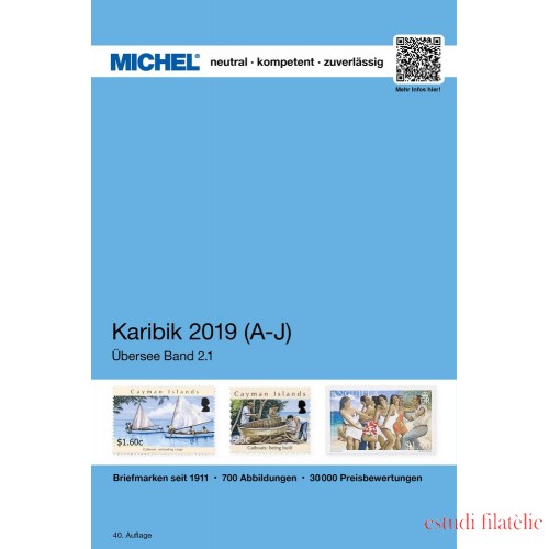 MICHEL Übersee-Katalog Karibische-Inseln 2019/2020, Band 1 A-J (ÜK 2/1) 