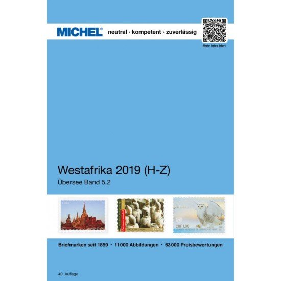 MICHEL Übersee-Katalog Westafrika 2019, Band 2 H-Z (ÜK 5/2) MICHEL Übersee-Katalog Westafrika 2019, Band 2 H-Z (ÜK 5/2)