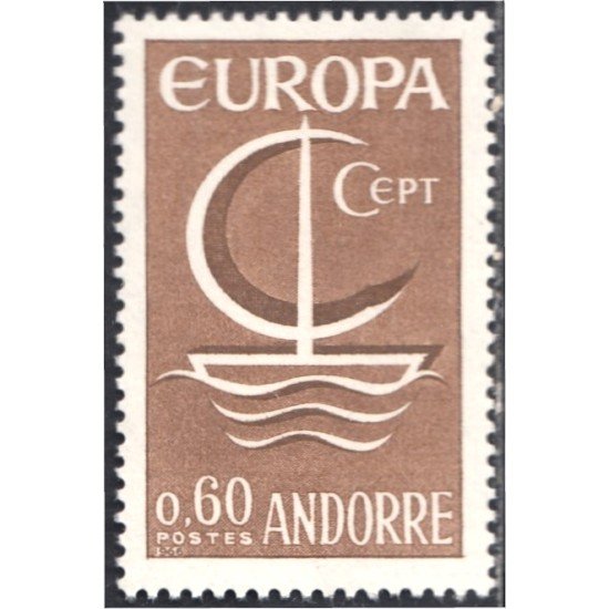 Andorra Francesa 178 1966 Europa Cept MNH Andorra Francesa 178 1966 Europa Cept MNH