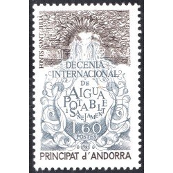 Andorra Francesa 298 1981 Agua Potable MNH Andorra Francesa 298 1981 Agua Potable MNH