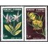 Andorra Francesa 286/87 1980 Flores flowers MNH