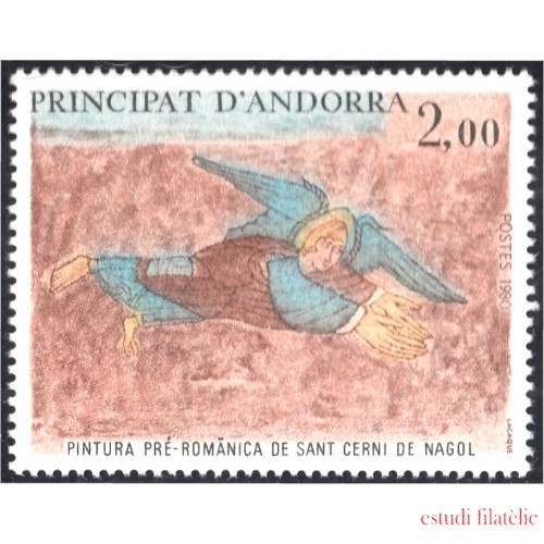 Andorra Francesa 290 1980 Pintura pre románica de Sant  Cerni Nagol MNH
