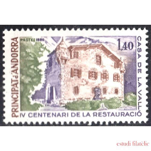 Andorra Francesa 289 1980 Casa del Valle MNH