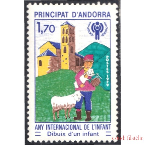 Andorra Francesa 279 1979 Año internacional del niño MNH