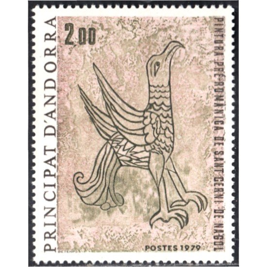 Andorra Francesa 278 1979 Pintura pre románica de Sant  Cerni Nagol MNH