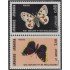 Andorra Francesa 258/59 1976 Mariposas Butterflies MNH
