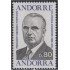 Andorra Francesa 249 1975 Presidente Georges Pompidou MNH