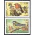 Andorra Francesa 470/71 1996 Fauna Aves Birds MNH