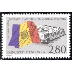 Andorra Francesa 466 1995 Andorra Consejo de Europa MNH Andorra Francesa 466 1995 Andorra Consejo de Europa MNH