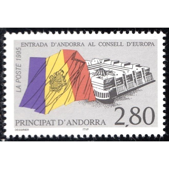 Andorra Francesa 466 1995 Andorra Consejo de Europa MNH Andorra Francesa 466 1995 Andorra Consejo de Europa MNH