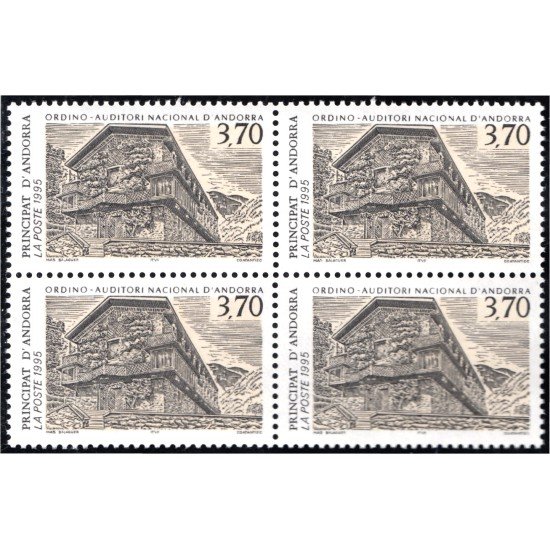 Andorra Francesa 460 Bl.4 1995 Ordino Auditorio Nacional de Andorra MNH Andorra Francesa 460 Bl.4 1995 Ordino Auditorio Nacional de Andorra MNH