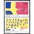 Andorra Francesa 457/58 1995 Europa Paz MNH