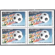 Andorra Francesa 446 Bl.4 1994 Copa del Mundo de Fútbol MNH