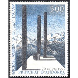Andorra Francesa 439 1993 Obra Artística de M. Warren MNH Andorra Francesa 439 1993 Obra Artística de M. Warren MNH