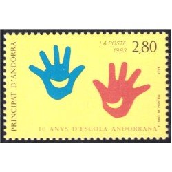 Andorra Francesa 438 1993 Escuela Andorrana MNH Andorra Francesa 438 1993 Escuela Andorrana MNH