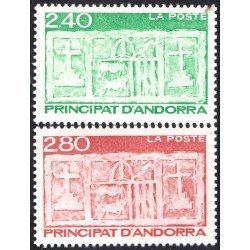 Andorra Francesa 436/37 1993 Escudo primitivo MNH Andorra Francesa 436/37 1993 Escudo primitivo MNH