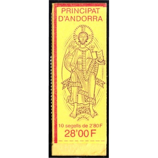 Andorra Francesa 435C 1993 Escudo Shield MNH Carnet Andorra Francesa 435C 1993 Escudo Shield MNH Carnet