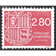 Andorra Francesa 435 1993 Escudo Shield  MNH