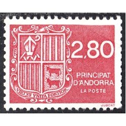Andorra Francesa 435 1993 Escudo Shield MNH Andorra Francesa 435 1993 Escudo Shield MNH