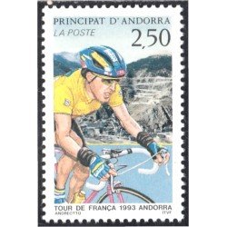 Andorra Francesa 434 1993 Tour de Francia MNH Andorra Francesa 434 1993 Tour de Francia MNH