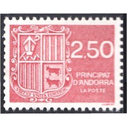 Andorra Francesa 409 1991 Escudo Shield MNH Andorra Francesa 409 1991 Escudo Shield MNH