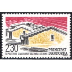 Andorra Francesa 395 1990 Tabaco MNH Andorra Francesa 395 1990 Tabaco MNH