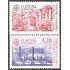 Andorra Francesa 388/89 1990 Europa Establecimientos Postales MNH