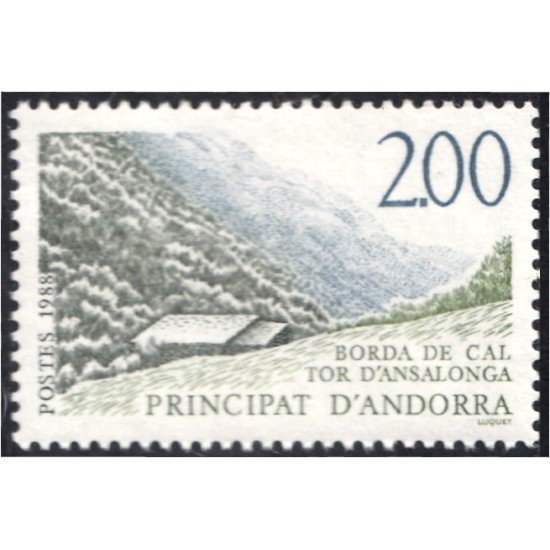 Andorra Francesa 372 1988 Turismo MNH Andorra Francesa 372 1988 Turismo MNH