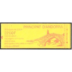 Andorra Francesa 366C 1988 Escudo Shield MNH carnet Andorra Francesa 366C 1988 Escudo Shield MNH carnet