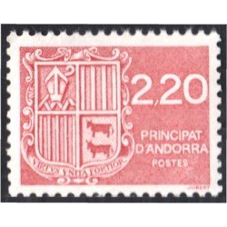 Andorra Francesa 366 1988 Escudo Shield MNH Andorra Francesa 366 1988 Escudo Shield MNH