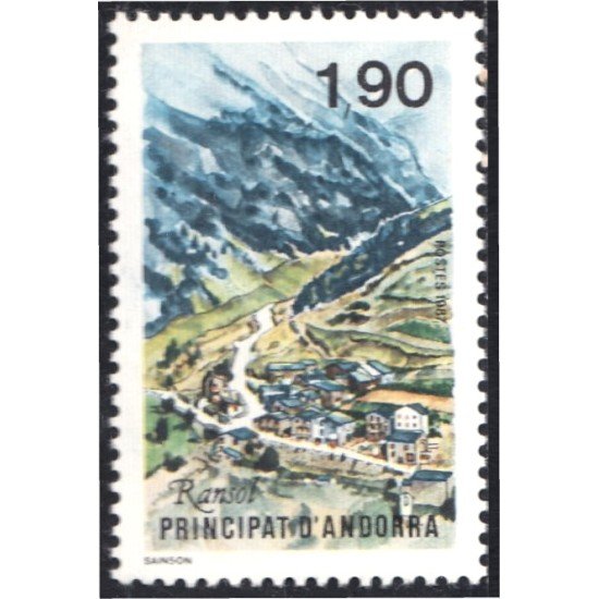Andorra Francesa 360 1987 Villa de Ransol MNH Andorra Francesa 360 1987 Villa de Ransol MNH