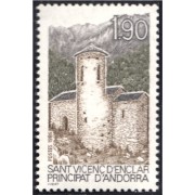 Andorra Francesa 354 1986 Sant Vicent de  Enclar MNH