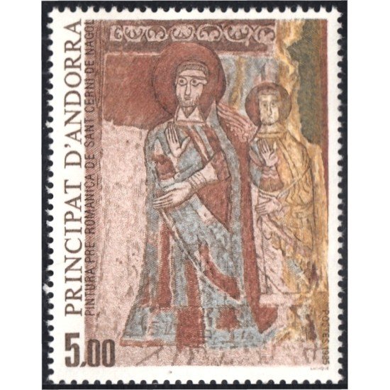 Andorra Francesa 344 1985 Pintura pre románica de Sant Cerni Nagol MNH Andorra Francesa 344 1985 Pintura pre románica de Sant Cerni Nagol MNH