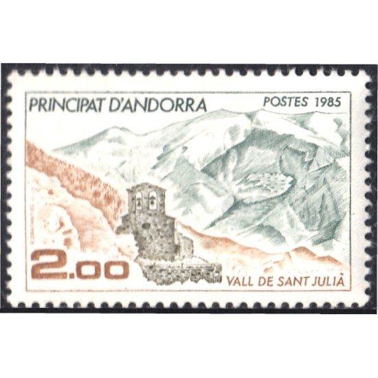 Andorra Francesa 338 1985 Valle de San Julia MNH Andorra Francesa 338 1985 Valle de San Julia MNH