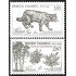 Andorra Francesa 306/07 1982  Fauna Gato Pino silvestre MNH