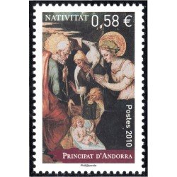 Andorra Francesa 703 2010 Navidad Christmas MNH Andorra Francesa 703 2010 Navidad Christmas MNH