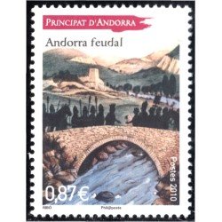 Andorra Francesa 702 2010 Andorra Feudal Puente MNH Andorra Francesa 702 2010 Andorra Feudal Puente MNH
