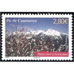 Andorra Francesa 689 2010 Pico de Casamanya MNH Andorra Francesa 689 2010 Pico de Casamanya MNH