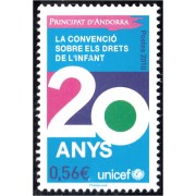 Andorra Francesa 688 2010 20º Aniv. Convención Derechos del niño MNH